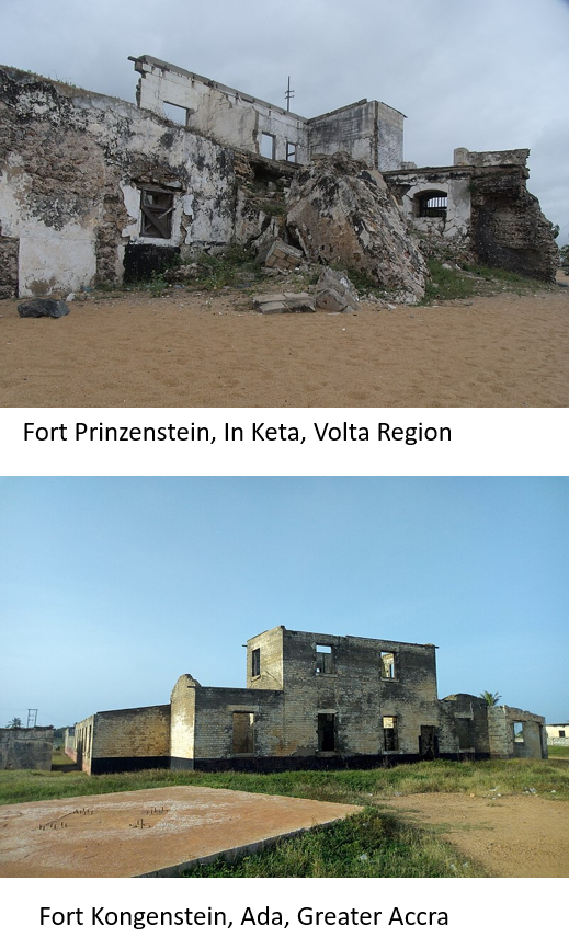 Forts and Castles swallowed by the sea