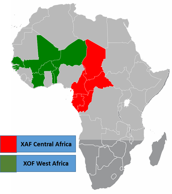 Map of the CFA Zone